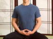 cross legged sitting posture for meditating